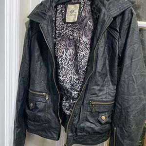 Lapis women’s black bomber jacket